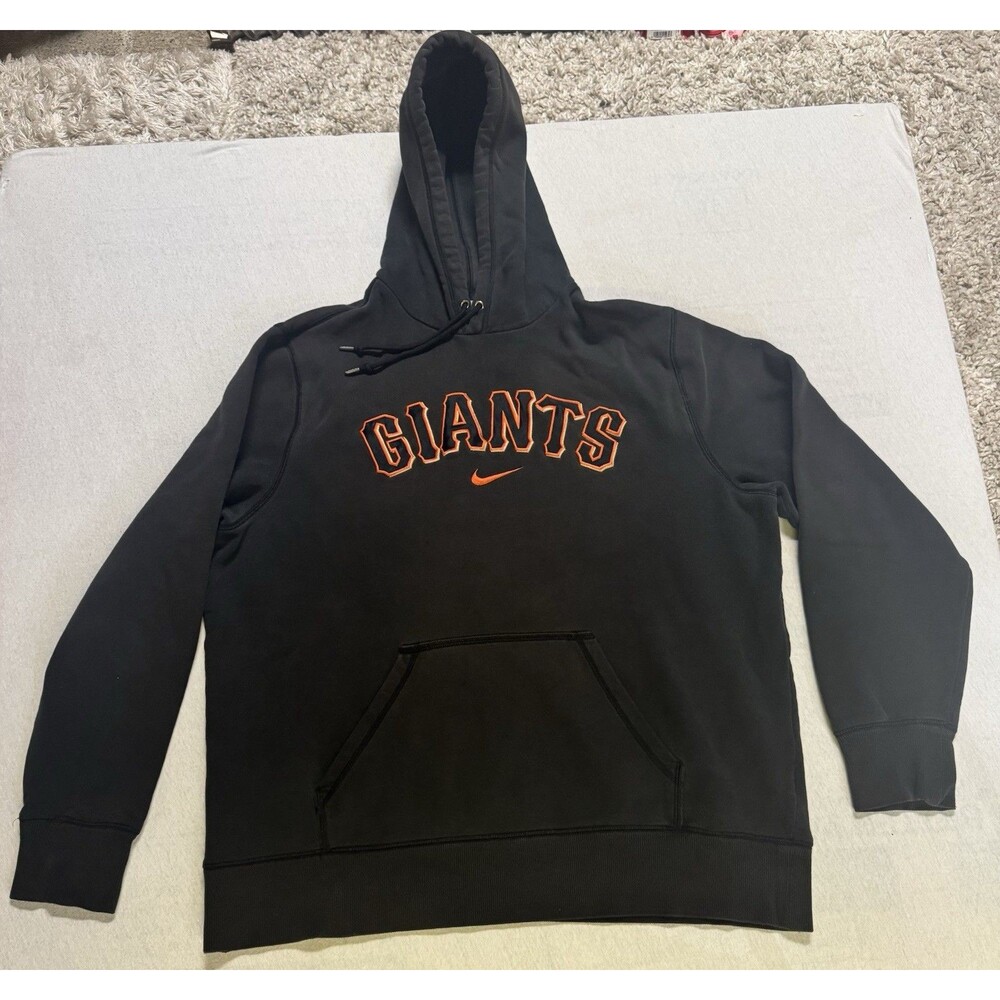 San Fransico Giants Nike Center Swoosh Hoodie  Sweatshirt 2XL Embroidered Y2K